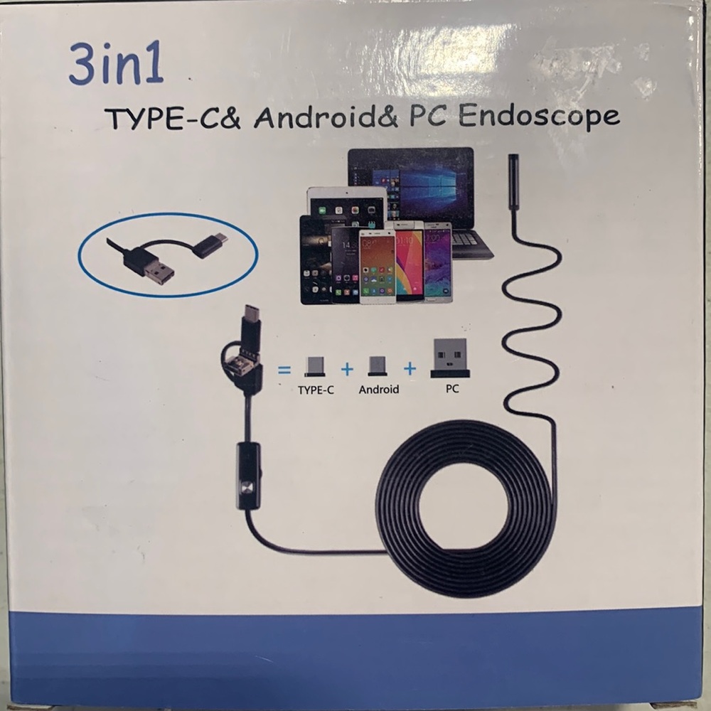 (Bundle of 2) 3-in-1 Type C & Android & PC Endoscope